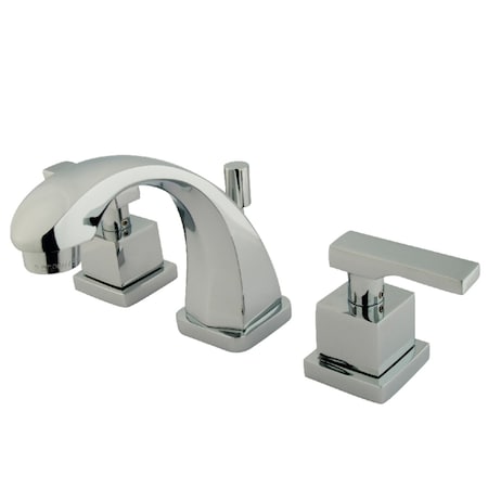Kingston Brass KS4941QLL Executive Widespread Bathroom Faucet, Polished Chrome KS4941QLL